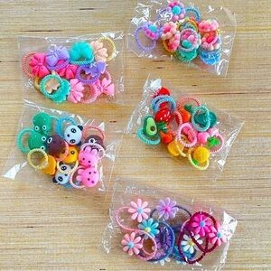 Girls hair tie set